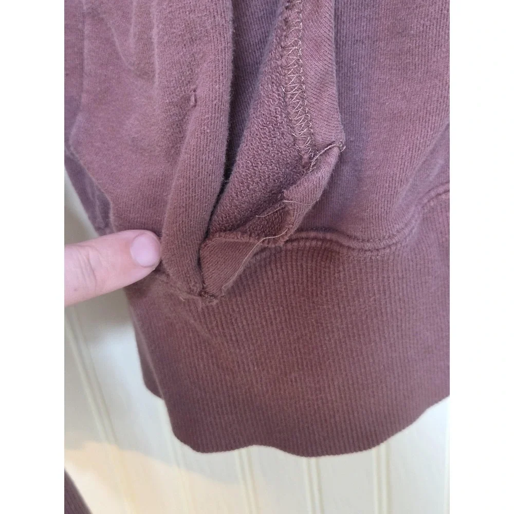 Ed Hardy Sweatshirt Mens XL Brown Full Zip Fleece New York City Tattoo Graphic - Picture 8 of 13